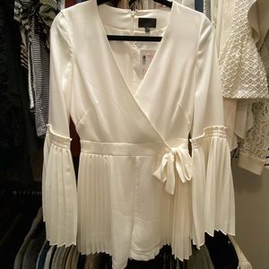 Intermix White Bell Sleeve Romper (New With Tags!)